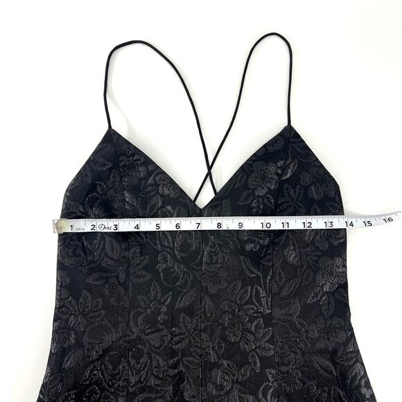 Alice + Olivia Tayla Jacquard Floral Mini Dress 0 - Picture 6 of 12